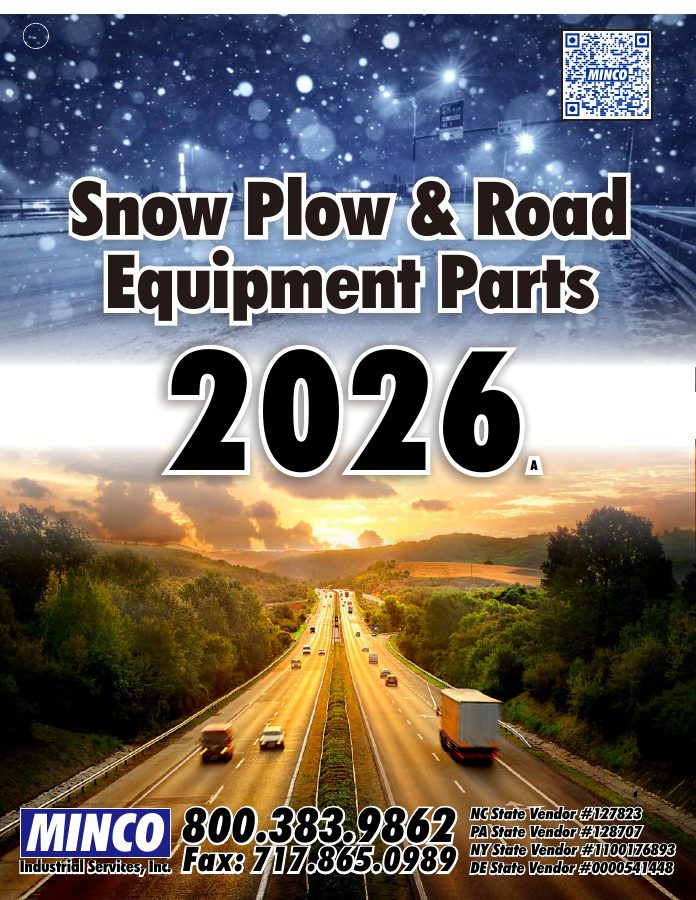 Minco 2026 Snow Plow & Road Equipment Parts catalog cover