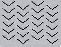 Multi-V Pattern Chevron cleat pattern