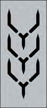 Y32 Planer Y-Chevron cleat pattern